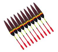 Juego de 10 flotadores de corcho para pesca, boya de madera, 5 g/14,5 cm, flotabilidad, 3 g, accesorios de pesca