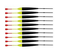 Juego de 10 flotadores de corcho para pesca de madera de balsa, 2 g/3 g, boya de pesca, aparejos de pesca