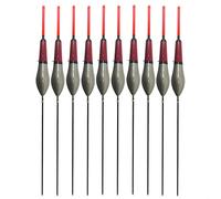 Juego de 10 flotadores de corcho para pesca de madera de balsa, 3 g, 21 cm, colección de boya de pesca, aparejos de pesca, Corchos de Pesca