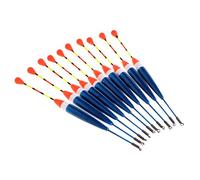 Juego de 10 flotadores de pesca de carpa, boya para aparejos de peces verticales 10# 0.6 tazas para escalfadores