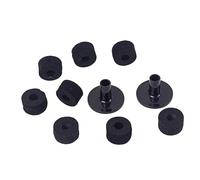 Juego de 10 fundas de fieltro para pedal de tambor y bajo, hechas de resistente para un control óptimo del sonido, cubiertas inferiores de repuesto con amortiguador