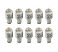 Juego de 10 fusibles DII para aplicaciones gG Diazed E27, diseño en espiral de base E27, nominal 500 V CA (10 A)