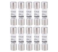 Juego de 10 fusibles neozed de cerámica y metal, protección esencial contra sobrecarga eléctrica para espacios comerciales, suministros de equipos eléctricos