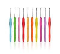 Juego de 10 ganchos de ganchillo de tamaño pequeño