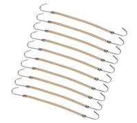 Juego de 10 ganchos elásticos para peinar el pelo, simples y prácticos, coleteros coloridos para el pelo, corbatas, adornos para el pelo, ganchos para nudos