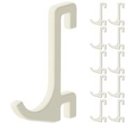 Juego de 10 ganchos para panel perforado Ikea Skadis - Modelo redondo, 20 mm - Soporte de pared, placa para herramientas y accesorios