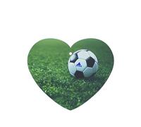 Juego de 10 hojas aromáticas para ambientador de coche con diseño de balón de fútbol en hierba, accesorios para colgar en el coche con cuerdas para decoración