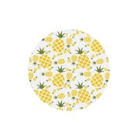 Juego de 10 hojas aromáticas para ambientador de coche, diseño de piña, accesorios para colgar en el coche con cuerdas para decoración