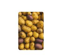 Juego de 10 hojas de ambientador de coche con impresión de muchas papas, hojas colgantes perfumadas con cuerda para el hogar