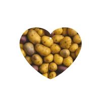 Juego de 10 hojas de ambientador de coche con impresión de muchas papas, hojas colgantes perfumadas con cuerda para el hogar
