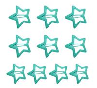 Juego de 10 horquillas para el pelo con diseño de estrella, para todos los tipos de tocado, flequillo, para niñas Y2K, coloridas pinzas para el pelo