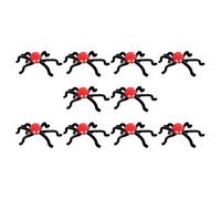 Juego de 10 horquillas para el pelo de arañas de Halloween para niños y adultos, horquillas laterales para mujeres, pinzas laterales para festivales