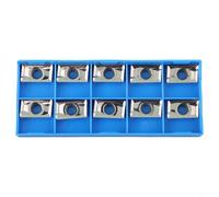 Juego de 10 insertos de carburo APMT1604PDER MA3 para herramientas de corte de metal aplicadas a piezas de aluminio en entornos de fabricación