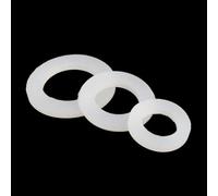 Juego de 10 juntas planas de silicona for manguera de jardín, 1/2", 3/4", 1" y 3 mm de grosor.(3/4 inch)