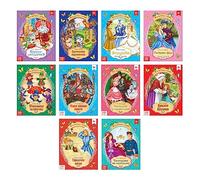 Juego de 10 libros rusos clásicos de la colección Fairy Tales - Juego de 10 libros rusos clásicos - ððððуссском - Hermanos Grimm, Perrault, Andersen - Aprender el alfabeto ruso Azbuka