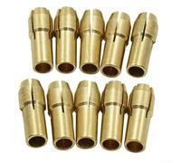 Juego de 10 mini portabrocas de 0,5 a 3,2 mm con pinza de 4,8 mm para amoladoras eléctricas y herramientas eléctricas