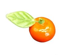 Juego de 10 naranjas decorativas en miniatura falsas perfectas para tu colección de decoración del hogar o proyectos de manualidades