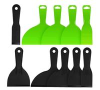 Juego de 10 palas de moda para acabado de pared, yeso, raspado, parches para reparación de paredes, raspador de masilla