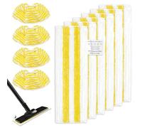 Juego de 10 paños de microfibra para limpiadores de vapor Karcher, accesorios para limpiador de vapor Kärcher Easyfix SC1 SC2 SC3 SC4 paño de microfibra de repuesto (6 boquillas de suelo + 4 boquillas
