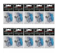 Juego de 10 paquetes KATO 24-818 Unitrack Terminal UniJoiner 35'' (90mm) N HO...