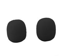 Juego de 10 parabrisas de espuma para micrófono, adecuados para auriculares de juego y micrófonos para la cabeza para minimizar la interrupción del ruido