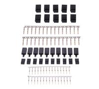 Juego de 10 pares de conectores de extensión hembra/macho, conector receptor, señales de transmisión y pin