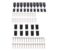 Juego de 10 pares de conectores de extensión hembra/macho, conector receptor, señales de transmisión y pin