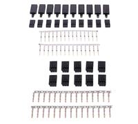 Juego de 10 pares de conectores de extensión hembra/macho, receptor de señales de transmisión y pin para servo a prueba de golpes