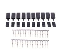 Juego de 10 pares de conectores de extensión hembra/macho, receptor, señales de transmisión y pines para conector de equipo