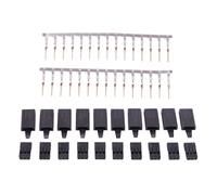 Juego de 10 pares de conectores de extensión hembra/macho, receptor, señales de transmisión y pines para conector de equipo