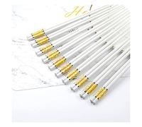 Juego de 10 pares de palillos de fibra de vidrio, ideales para platos de cocina asiática, diseño moderno y elegante en color blanco, apto para lavavajillas, vajilla china de 9.5 pulgadas de ancho