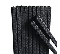 Juego de 10 pares de palillos japoneses de lujo, elegante diseño negro, accesorios perfectos para sushi y cocina asiática (BLACK)