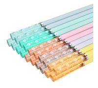 Juego de 10 Pares de Palillos Reutilizables de Fibra de Vidrio - Antideslizantes para Comida China y Japonesa, Lavables a Máquina, Diseño Elegante Ideal para Ramen, Fideos y Platillos Asiáticos
