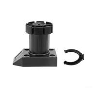 Juego de 10 patas ajustables para armarios de cocina, sofás, camas y mesas de café con ajuste de altura y hebilla (8 cm)