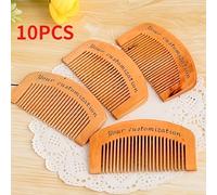 Juego de 10 peines de madera personalizables. Antiestáticos. Ligeros con diseño texturizado - Perfectos para , fiestas o como recuerdo para damas de honor. Regalo para damas de honor. Recuerdos de de