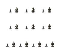 Juego de 10 picos únicos con rosca trasera, accesorios de moda adecuados para mejorar los impactos visuales en artículos de moda, 16 twin towers 8x12, como se describe, como se describe