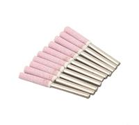 Juego de 10 piedras de molienda de 4,8 mm para pulido de cadena de motosierra con malla de acero cromado 120-150 para amoladora eléctrica con vástago de 3 mm (4 mm)