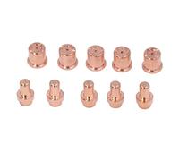 Juego de 10 Piezas de Boquillas de Electrodos para Cortador de Plasma, Puntas y Electrodos de Repuesto para CB50