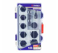 Juego de 10 piezas de casquillos de extracción Tivoly de 10 a 19 mm de diámetr