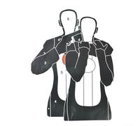 Juego de 10 piezas de papel de entrenamiento para cabeza y pecho, 17 7 x 12 6 pulgadas, ideal para practicar en rangos (3)