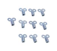 Juego de 10 piezas de purga de radiadores anodizados que garantizan un calentamiento eficiente y un mantenimiento simple de válvulas para sistemas HVAC y radiadores industriales