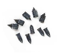 Juego de 10 piezas de reparación de neumáticos de aspiradora de coche, 10 piezas de goma, 10 piezas para coche, se ajusta estrechamente al neumático evita que el agua entre en la herida (10 piezas