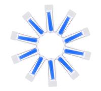Juego de 10 Piezas Removedor de Lentes de Contacto, de Silicona | Ventosa Suave y Varilla Auxiliar, Uso Diario y Práctica para Principiantes, Color Azul