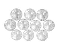 Juego de 10 piezas transparentes para interruptor de pie de plástico Candy para pedales de efectos de guitarra Mooer, 23 mm de diámetro con enchufe interior de 10 mm, compatible con pedales Mooer