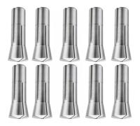 Juego de 10 pinzas de resorte de 12 mm, HSS R8 Collet R8 Mill Husillo cónico para fresadora