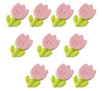 Juego de 10 pinzas para el pelo con diseño de flores para mujeres y niñas, diseño de tulipanes antideslizantes, para todas las edades, para uso diario