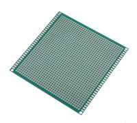 Juego de 10 placas de experimentación FR4 verdes de 10 x 10 cm para soldar, proyectos electrónicos, placa de conexión universal con cuadrícula galvanizada de 2,54 mm para Arduino para Raspberry Pi