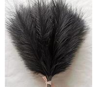 Juego de 10 plumas de pampa artificiales de 42 cm, accesorios de boda, decoración del hogar, suministros de mesa, hierba de pampa colorida, estilo 12