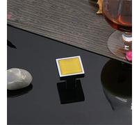 Juego de 10 pomos para cajón, diseño Moderno de aleación de Zinc, Color Cuadrado, con pomos de Cristal Transparente, para Armario, Armario, Cocina, cajón, Tiradores