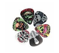 Juego de 10 púas de guitarra de colores mixtos, pintadas, ukelele, metralla, multicolor (1P6-2,0,71 mm)